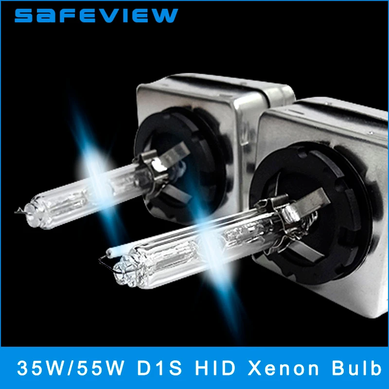 2 шт. автомобильные ксеноновые лампы SAFEVIEW D1S 100% K 8000K 10000k 35 Вт 55 DC 12 В 15000 лм|Лампы для