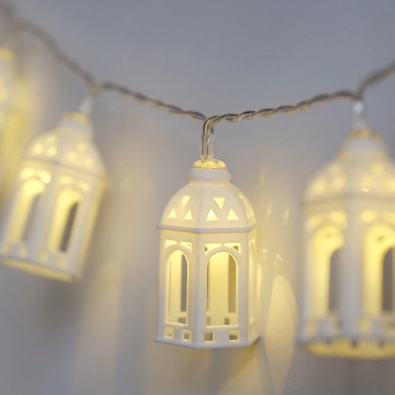 1,5 м 10 шт. светодиодный светильник для рождественской елки Eid Mubarak, сказочный светильник, свадебная гирлянда, новогоднее, Рождественское украшение для дома