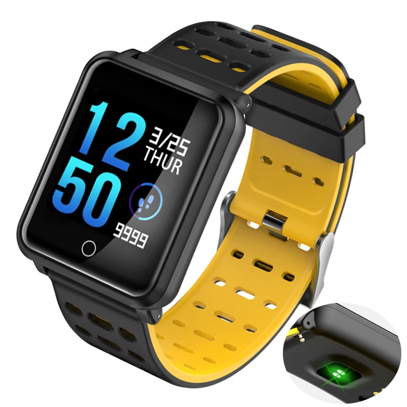 

Heart Rate Monitor Smart Watch Fitness Pedometer Waterproof Bluetooth Touch Screen Blood Pressure Smart Sport Watch Men Women