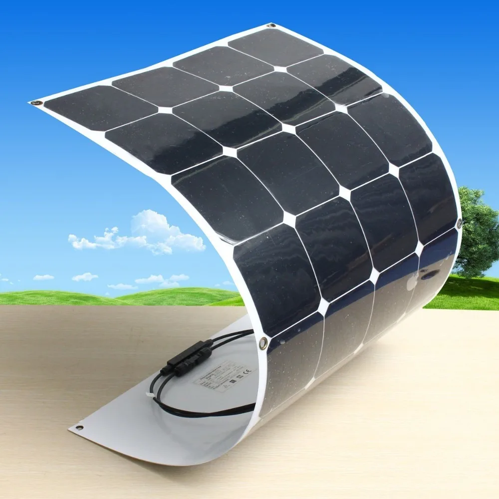 Sunpower Панели солнечные панели солнечных батарей 100w 125 мм * 18VDC для детей возрастом