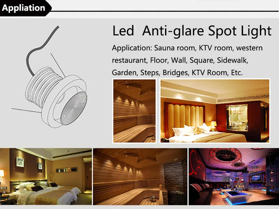 1W Waterproof Anti-glare Lamp 7