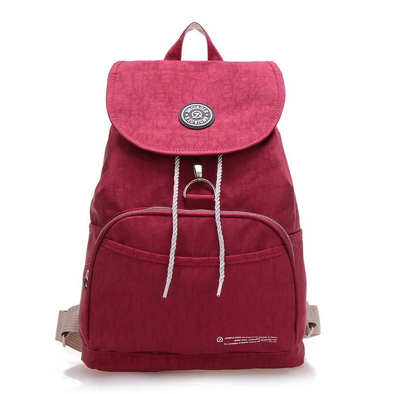 

Women Backpack Designers Brand Mini Monkey Charms 2015 Fashion Bag Women Cute Korean School Backpack Waterproof Nylon 10 Colors