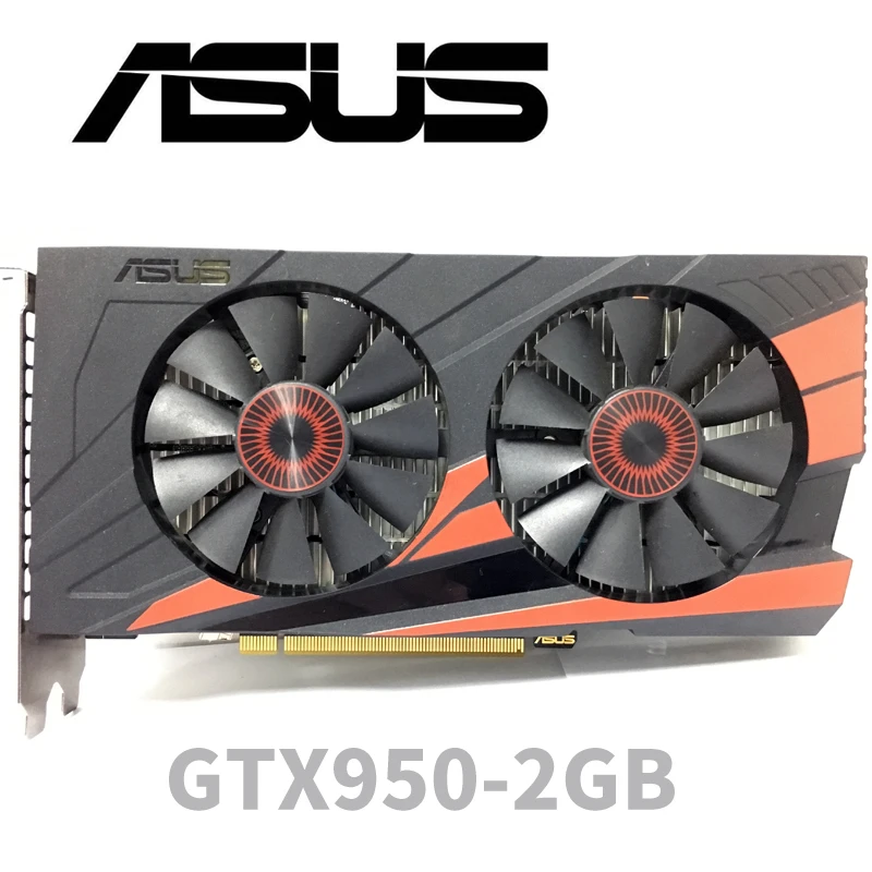 

Asus GTX-950-OC-2GB GT950 2GB D5 DDR5 128 Bit nVIDIA PC Desktop Graphics Cards PCI Express 3.0 PC original ASUS graphics card