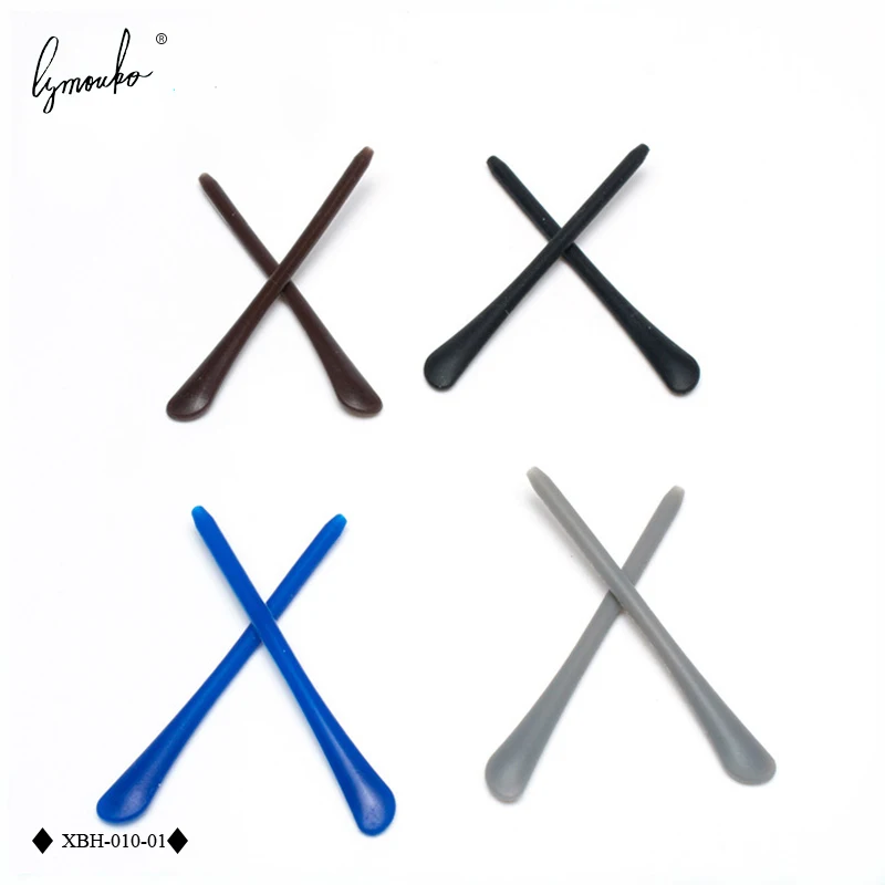 

Lymouko Circular Thin Needle Holes Glasses Foot Cover Eyeglasses Anti-skid Sleeve Soft Silicone Prevent Allergies Ear Hooks