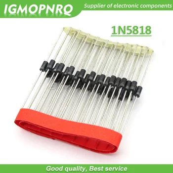 

50PCS 1N5818 IN5818 DO-41 1A / 30V Fast Recovery Diode Shock Diode Diode New Original Free Shipping