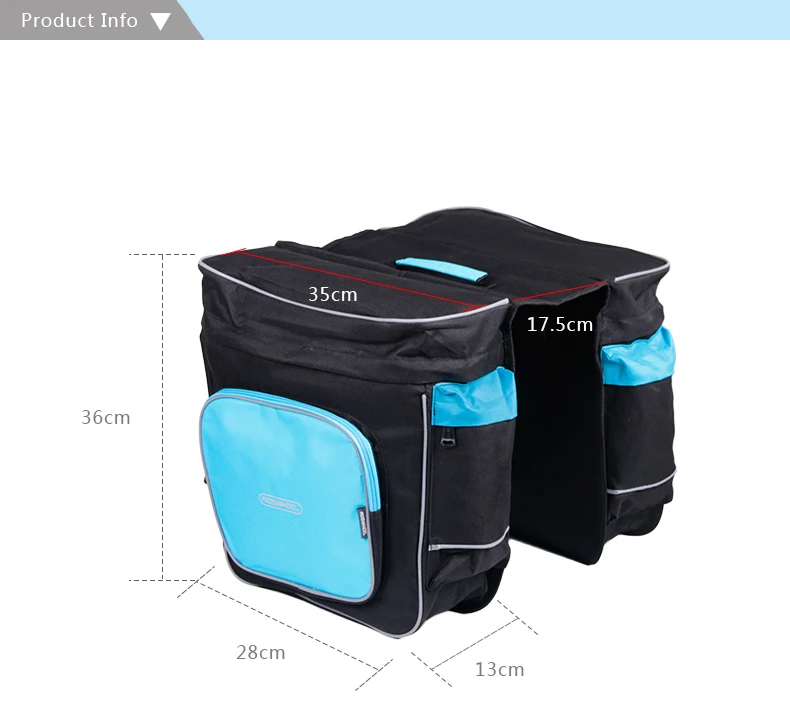 Cheap ROSWHEEL Bicycle Carrier Bag 30L Rear Rack Trunk Bike Luggage Back Seat Pannier Two Double Bags Outdoor Cycling Saddle Storage 1 1 Cheap ROSWHEEL Bicycle Carrier Bag 30L Rear Rack Trunk Bike Luggage Back Seat Pannier Two Double Bags Outdoor Cycling Saddle Storage 1 1