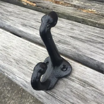 

Vintage Style Cast Iron Wall Coat Hooks Hat Hook Hall Tree 2 3/4" Black GG001