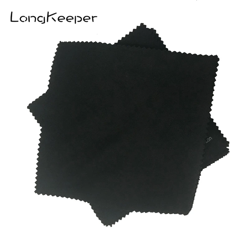 20pcs/lot Microfiber Eyeglasses Cloth Black Cleaning Cloth Sunglasses Clean Lens Eyeglasses