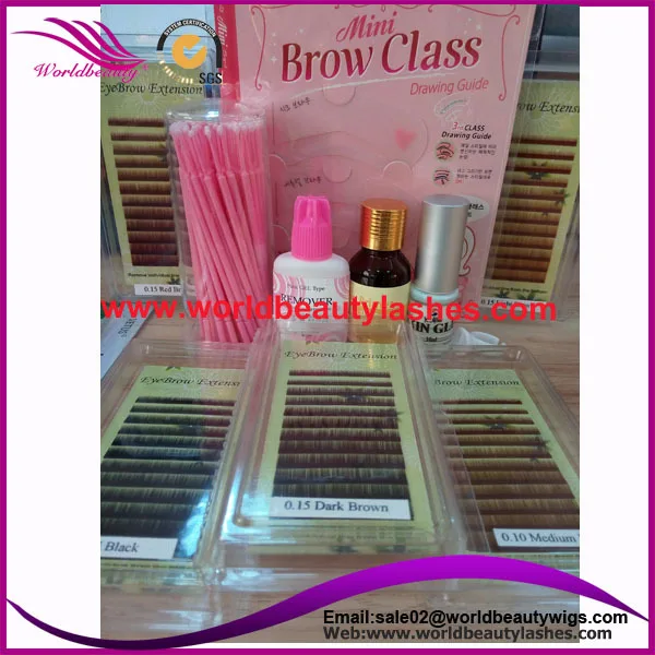 

China golden supplier for eyebrow extension kits wholesale price Professional make up kits
