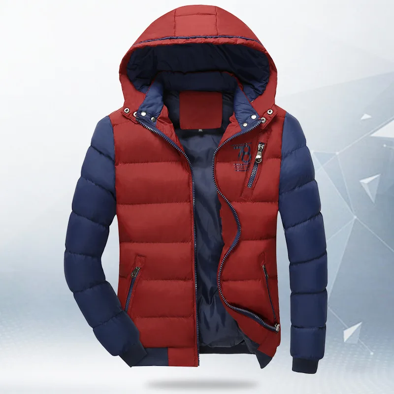 Качественная брендовая зимняя мужская куртка, новинка, парка, пальто, мужские теплые куртки, верхняя одежда с капюшоном, верхняя одежда, верхняя брендовая одежда, повседневное пальто, M-4XL