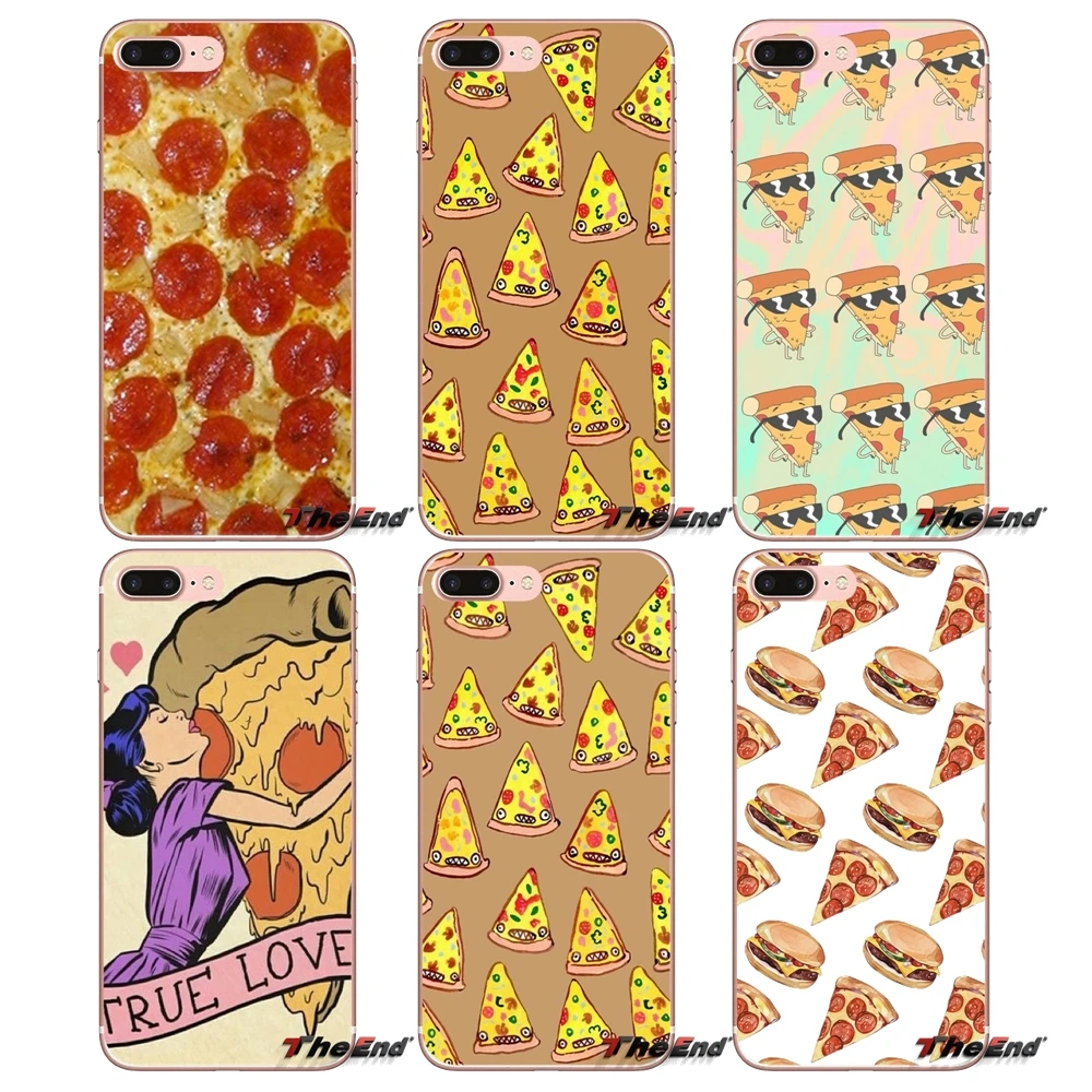 For Xiaomi Redmi 4A 4X 3S Note 3 4 5 Pro 5A Mi3 Mi4 Mi5 Mi6 Mi A1 Max 5X 6X Funny Pizza Soft Transparent Shell Covers | Мобильные