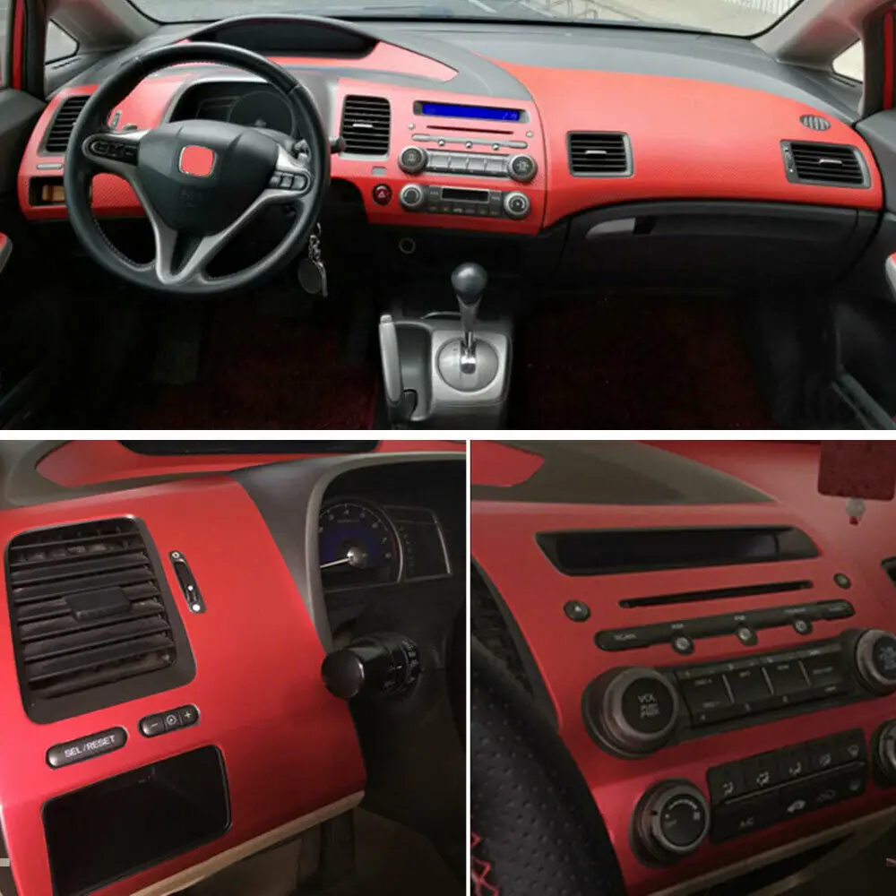 Красная/фиолетовая Автомобильная внутренняя консоль панель для приборной