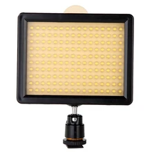 160 LED Video Light Lamp Panel 12W 1280LM Dimmable for Canon Nikon Pentax DSLR Camera Video Camcorder