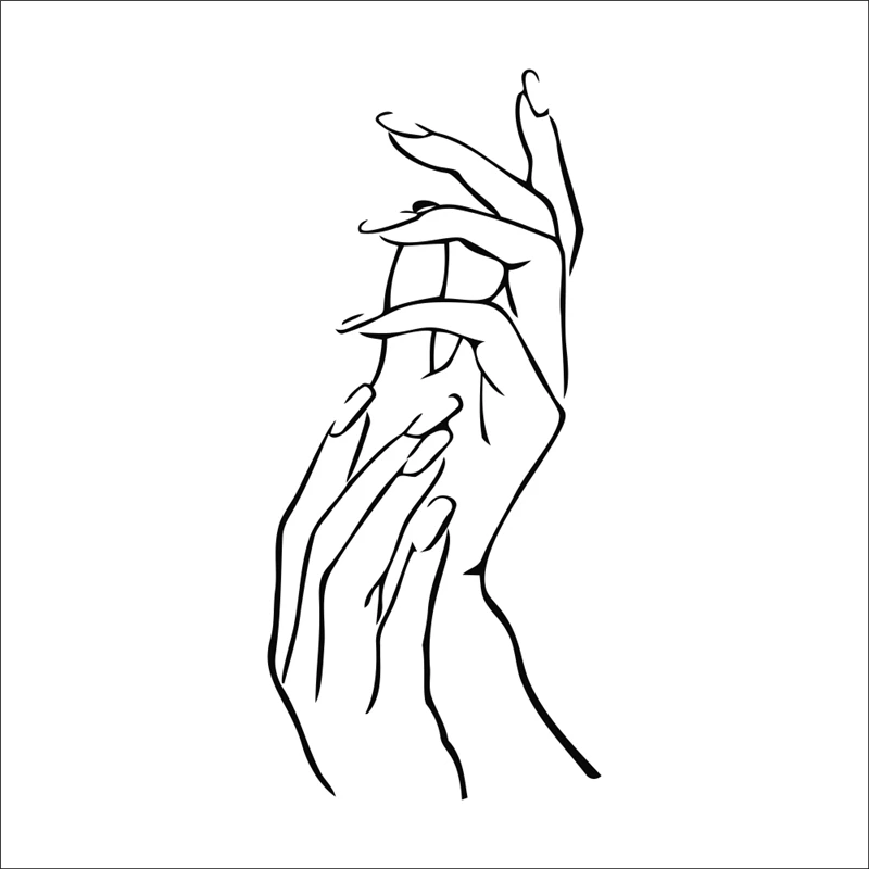 Как нарисовать руку с длинными ногтями