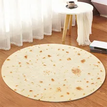 Прямая поставка мексиканский буррито комфорт фланель гостиная детская комната ковер 150 см