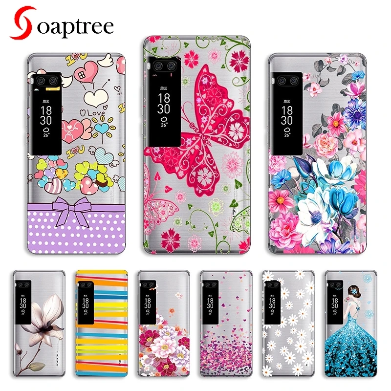 

Transparent Case For Meizu Pro 7 Plus Case For Meizu Pro 7 Plus Pro7 7Plus Cover Painted Silicone Soft TPU Cases Etui
