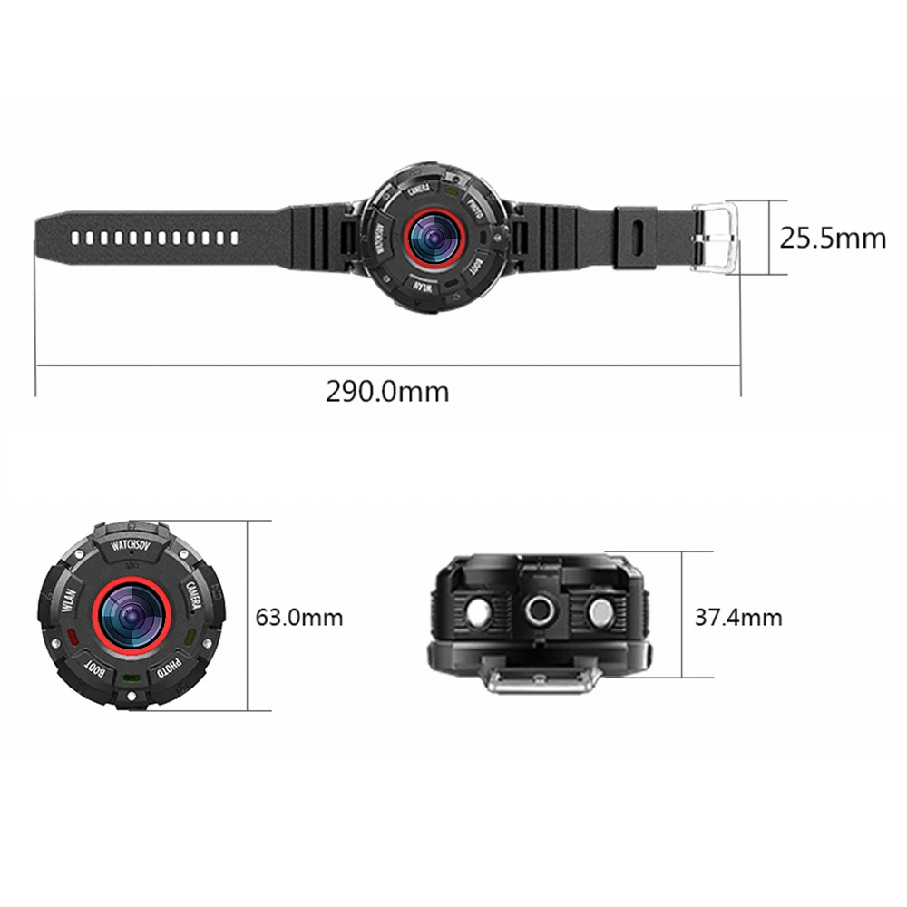 KOMERY Sport Camera HD1080P Mini Camera Support