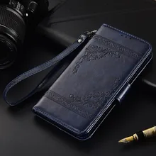 Флип-кожаный чехол для lenovo K9 Note Fundas с цветочным принтом специальный чехол-бумажник с подставкой и ремешком
