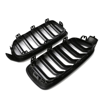 

1Pair Gloss Black Front Grille Kidney For BMW 3-Series F30 F31 F35 2012-2016 NEW