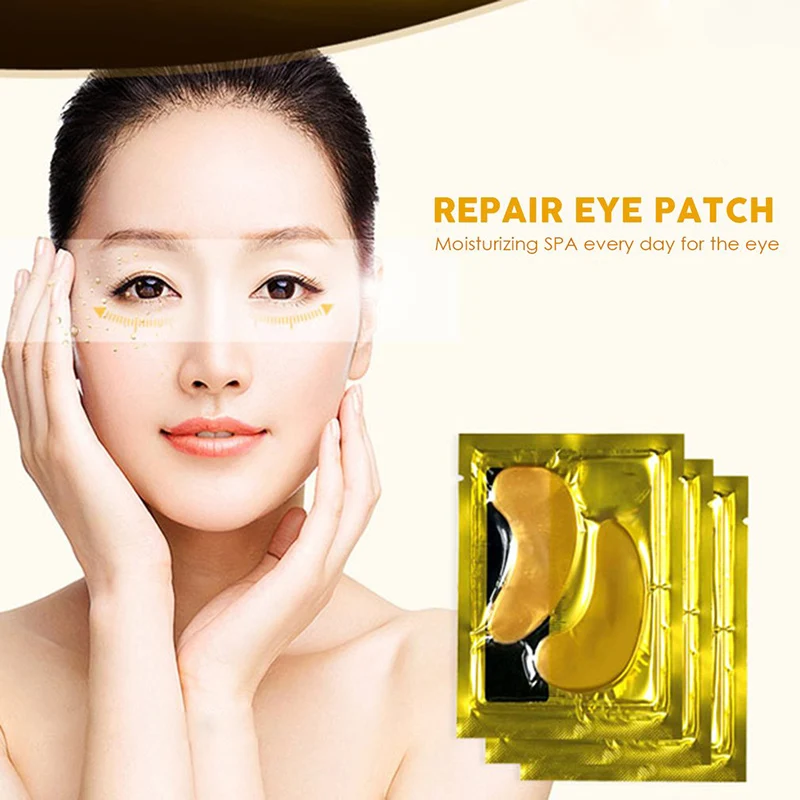 24K Eye Mask Remove Dark Circles Anti wrinkle Moisturizing Anti aging