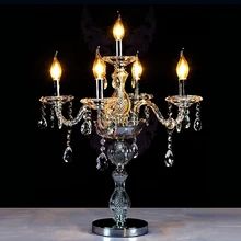 Светодиодные настольные лампы светодиодные лампы промышленное настольные лампы с кристаллами Творческий Настольная лампа гостиная хрустальные канделябры, настольные лампы световой стол для детей спальня настольная ламп