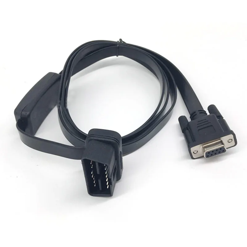 

2018 Obd TooL 16PIN TO DB9 Serial RS232 OBD2 CABLE With Switch Auto Scanner Convert Adapter