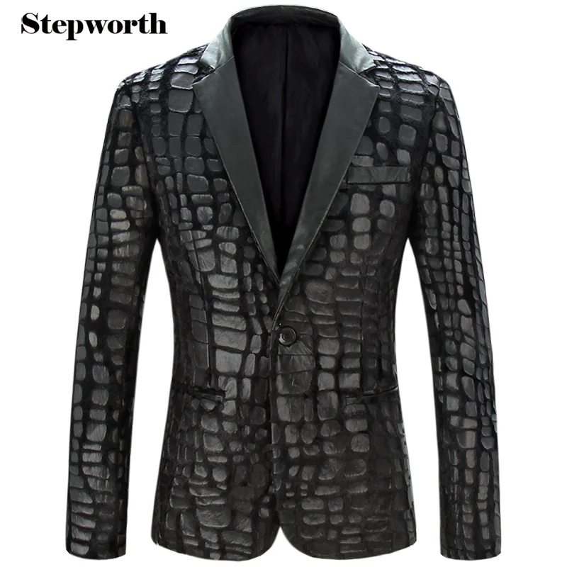 Compra Hombres chaqueta de cuero chaqueta online al por