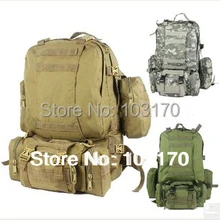 Quality MOLLE system 60L Tactical Backpack Camping Backpack Miltary All in One Backpack Hydration Backpack