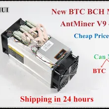 YUNHUI AntMiner V9 4 T/S Биткоин Майнер(без БП) Asic Майнер новейший 16nm Btc BCC Майнер экономичный, чем S9 M3 E9