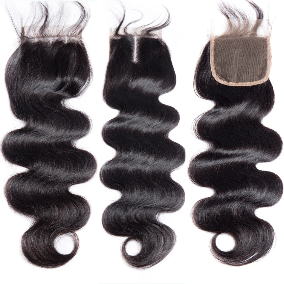 human hair bundles with closure