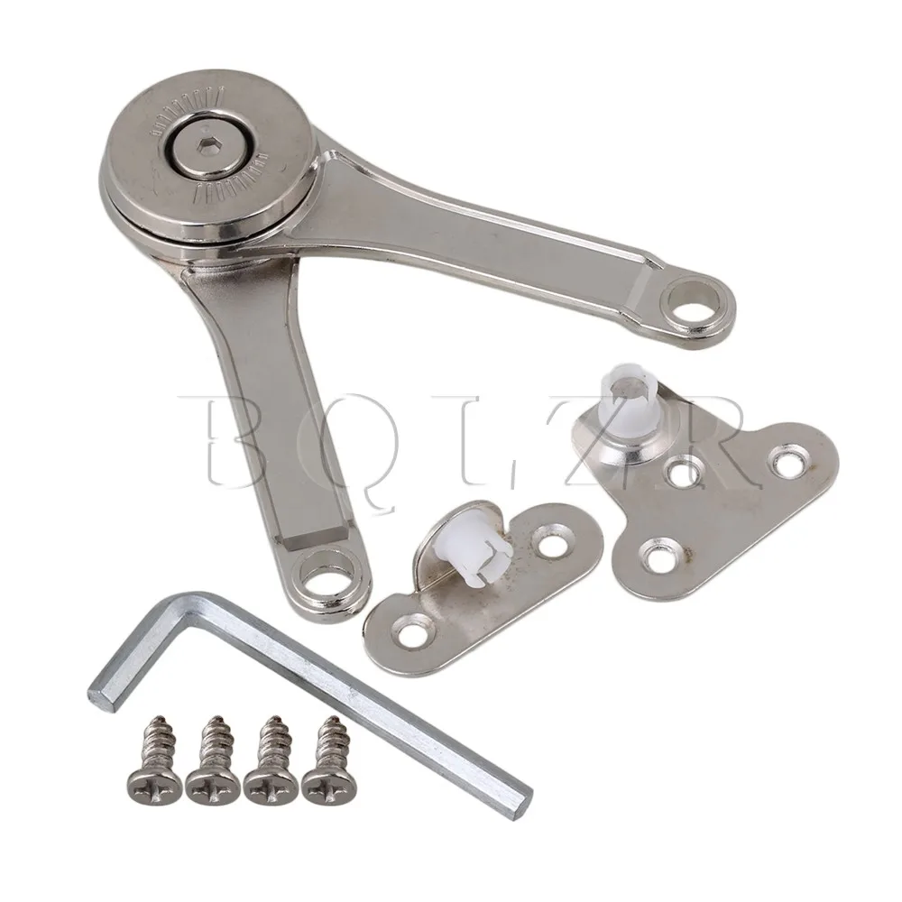 

Alloy Furniture Cabinet BQLZR Door Stays Support Lift Up Hinge 21.2x3.9cm