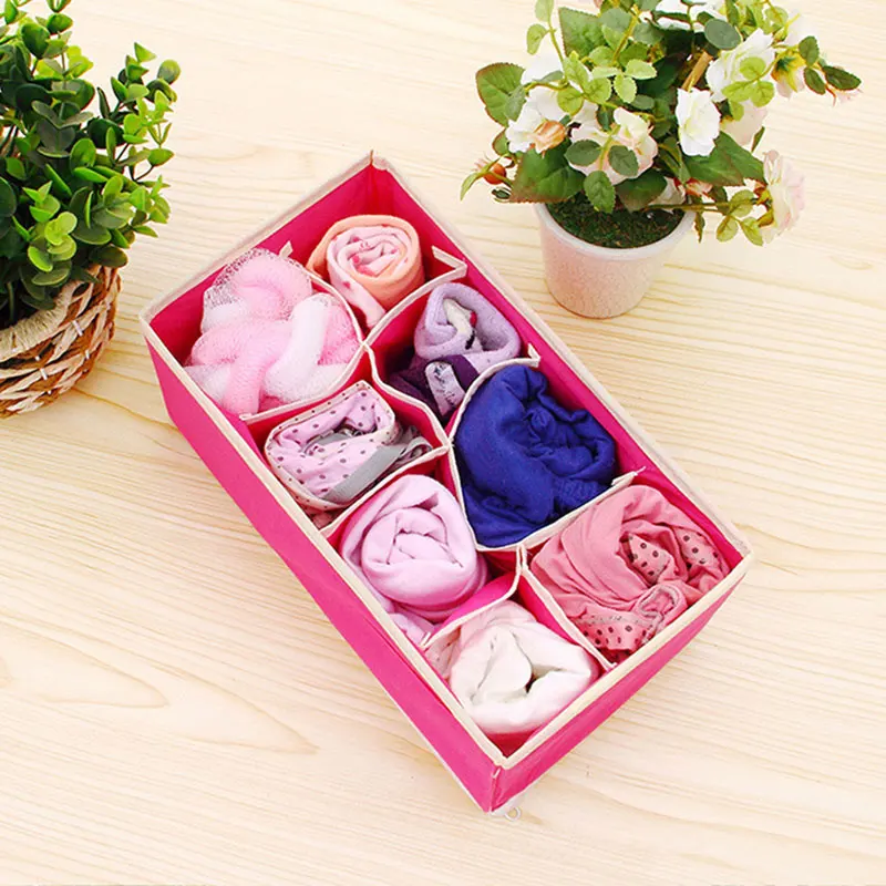 6-24 Grid Underwear Storage Box Sock Storage Box Fabric Bra Storage Box For Living Room Bedroom Supplies 6-24 Grid Underwear Storage Box Sock Storage Box Fabric Bra Storage Box For Living Room Bedroom Supplies