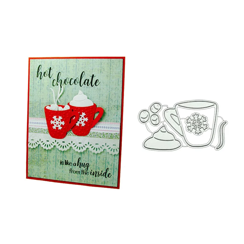 

Stitch Coffee Cup Corner Metal Cutting Dies New 2018 Craft Dies Christmas Dies Scrapbooking for DIY Alubm Photo Card Decorations