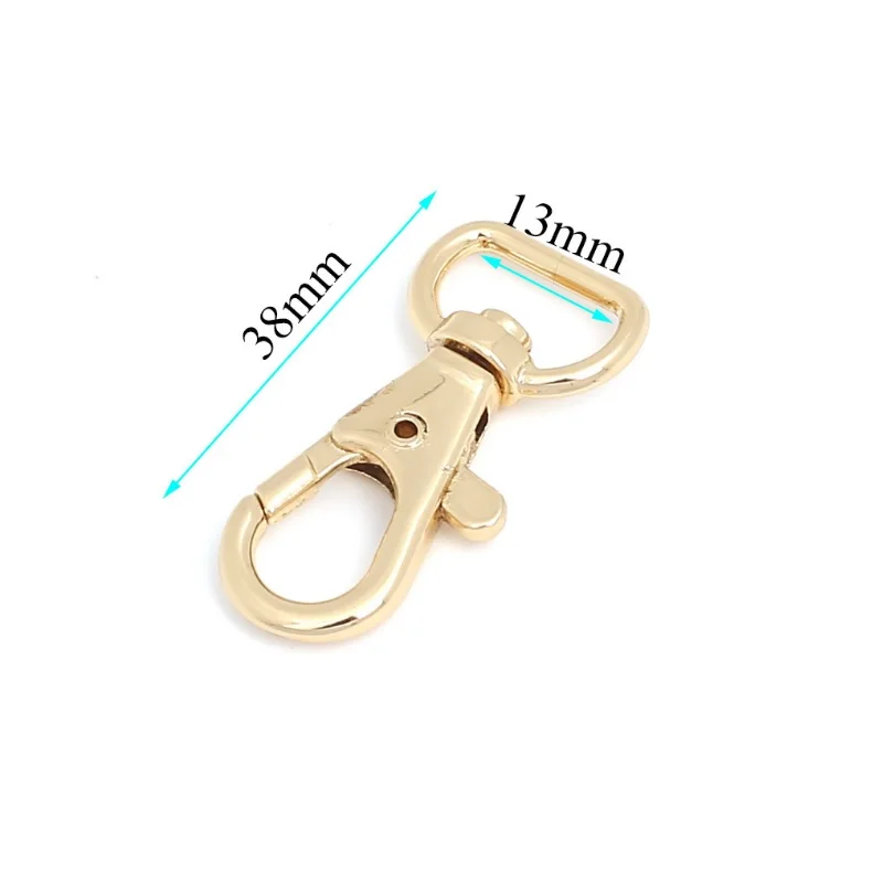 50pcs/lot Swivel Lobster Clasps Trigger Clips Snap Hooks Keychain Bags