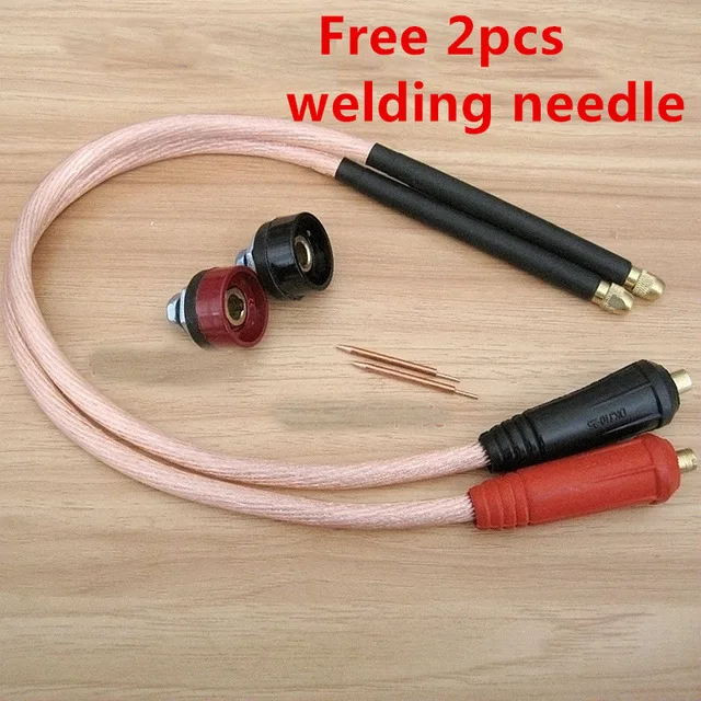 1 set 25 square DIY Spot Welder Copper 18650 Handheld Spot Welding Pen Kit 50mm