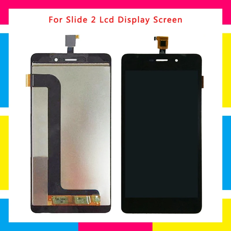 

5Pcs/lot Replacement LCD Display Screen With Touch Screen Digitizer Assembly For WIKO Slide 2