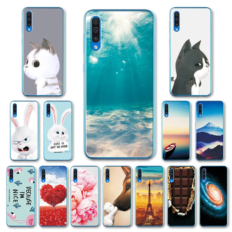 

Fashion Painted Case For Samsung Galaxy A10 A20 A50 A30 A70 Various Cute Shell For Samsung A 20 30 70 SM-A305F Cover Fundas Capa