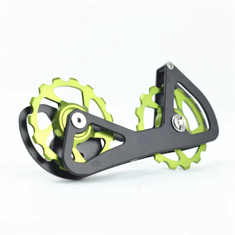 Fouriers de cerámica carretera bicicleta desviador trasero de la polea de la rueda de KIT de jaula 15 T transmisión para R5800/105