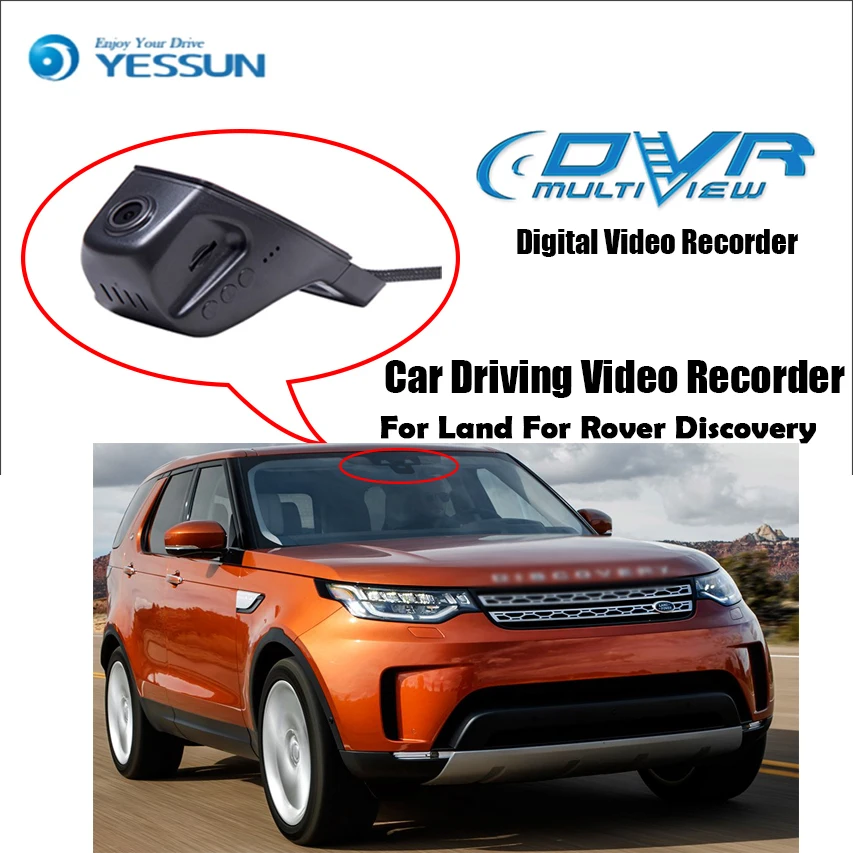 YESSUN for Land For Rover Discovery Car Driving Video Recorder Wifi DVR Mini Camera Novatek 96658 1080P Dash Cam Night Vision | Автомобили