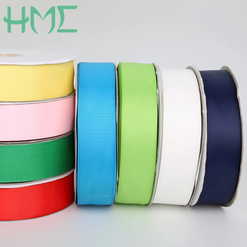 

High Quality 38mm(1-1/2") 100 yards/lot Solid Color Webbing Grosgrain Satin Ribbon For DIY Gift Wrap Wedding Party Decoration