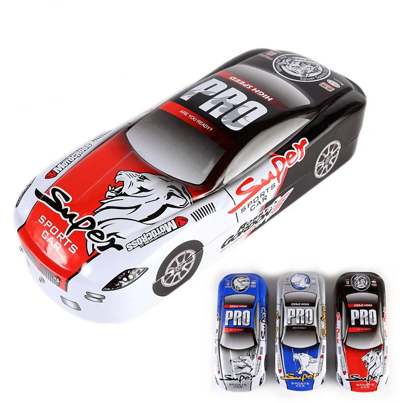 

Creative New Stationery Pencil Pencil Box Student Unisex Car Shape South Korea Stationery Metal Pencil Box Car Pen Case B569
