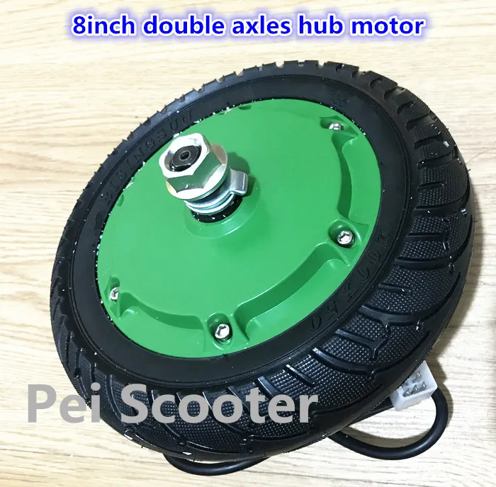 

8 inch 8inch BLDC double shaft dc scooter self-balancing hub wheel motor DIT KIT phub-164