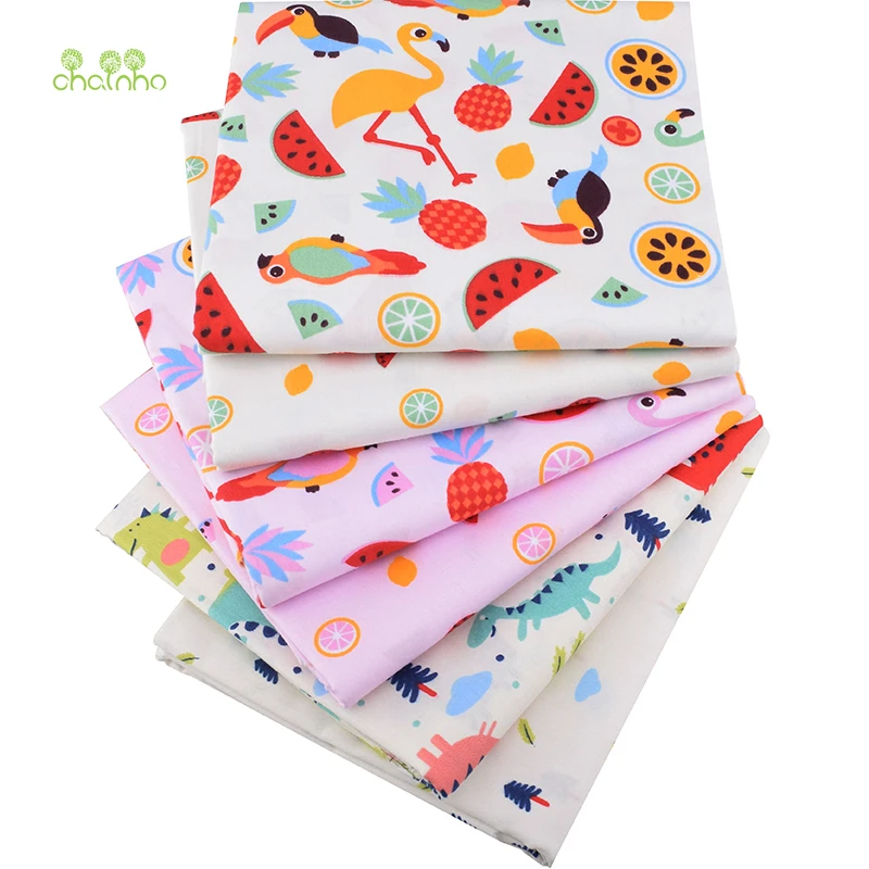 

Chainho,Dreamland Cartoon Series,Printed Twill Cotton Fabric,For DIY Quilting & Sewing Baby & Children's Sheet,Pillow,Material,