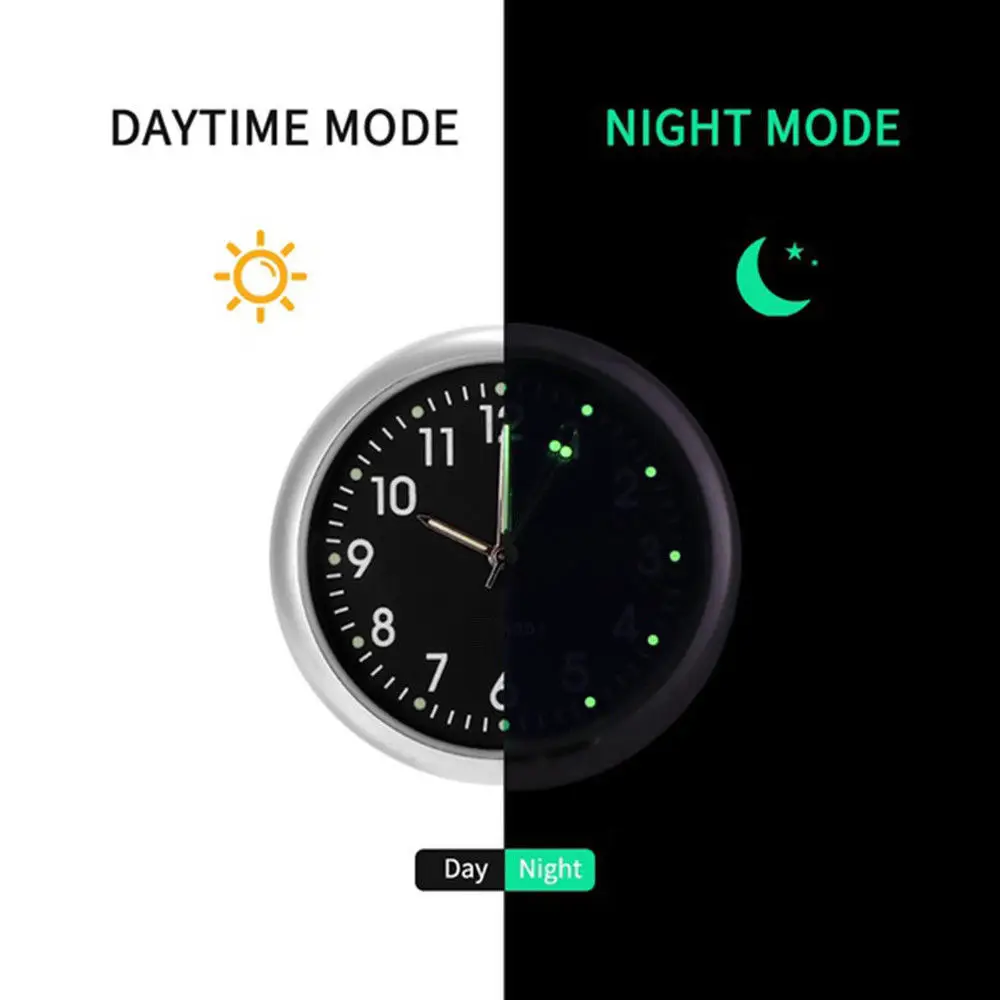1Pcs Mini Luminous Car Auto Air Vent Stick-On Clock Interior Quartz Analog Watch Gift Car Styling For Toyota Nissan Honda Ford 1Pcs Mini Luminous Car Auto Air Vent Stick-On Clock Interior Quartz Analog Watch Gift Car Styling For Toyota Nissan Honda Ford