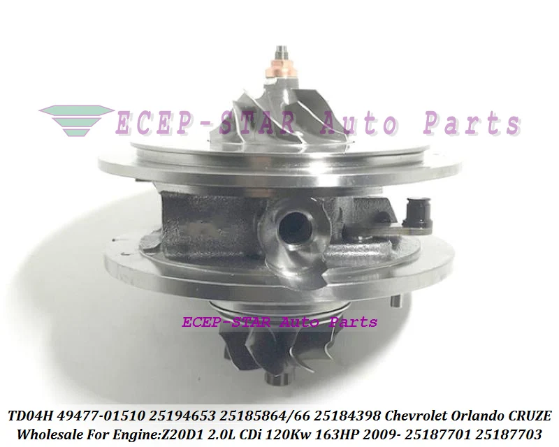 Cartuccia Turbo Chra 49477-01510 4947701510 49477-01500 25194653 Per Chevrolet Cruze 2.0 Vcdi 2.0 Cdi Z20D1 2.0L 110 120Kw 163Hp