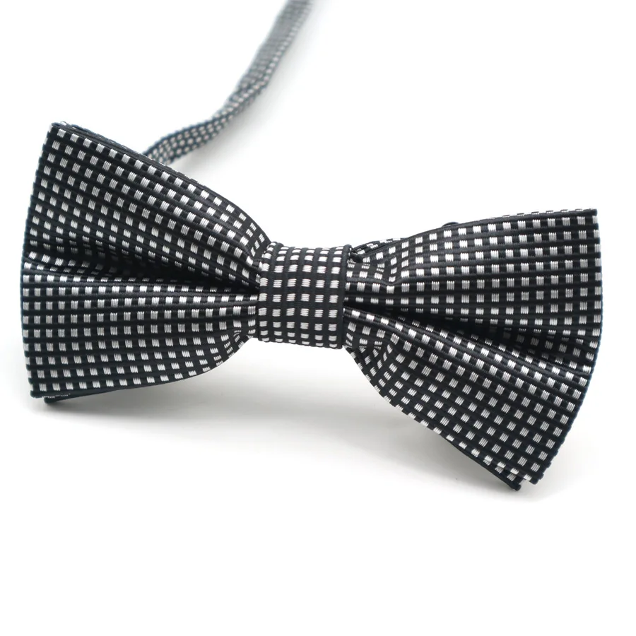 Модные Для мужчин полиэстер Шелковый Полосатый горошек смокинг Bowties мужские галстуки; Свадебная вечеринка бабочкой классические Регулируемая бабочка - Цвет: BC-13