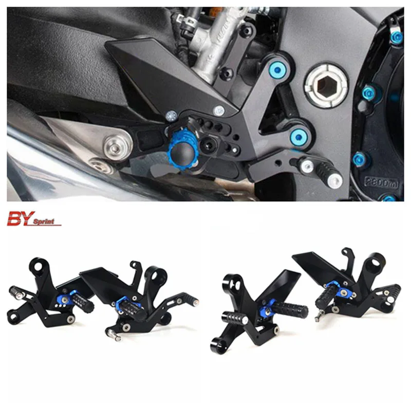 For YAMAHA MT 09 MT09 mt09 2013 2017 Motorcycle CNC Adjustable Rearsets