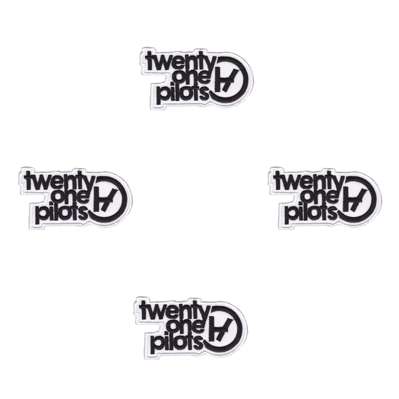 

Twenty One Pilots Patches Iron On Embroidered Patch For Clothing Stick On Badge Paste For Clothes Sew On Bag Pants