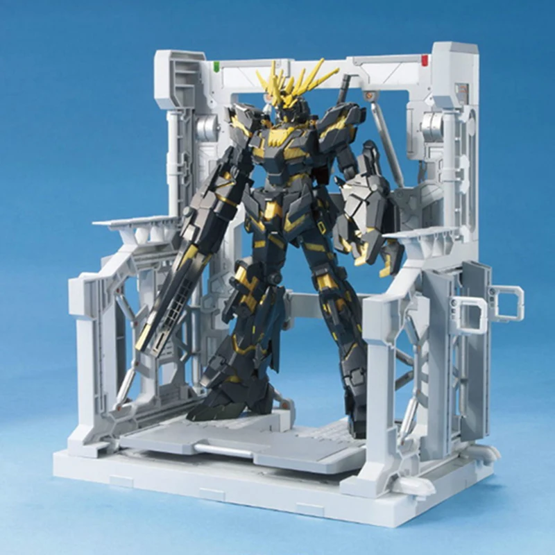 1pc pvc gundam hangar warehouse base suitable display stand bracket msn bracket