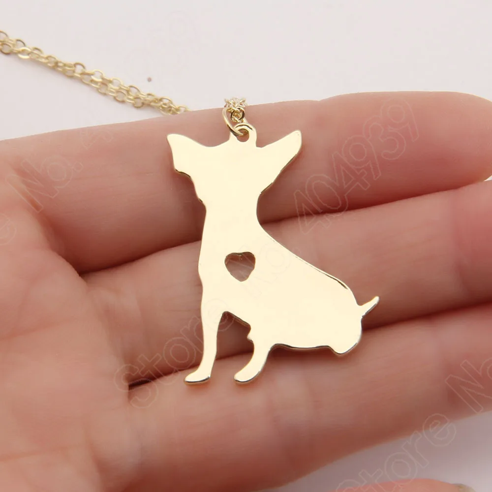 Ожерелье BE Cute Chihuahua памятный подарок с собакой или питомцем игрушка собака